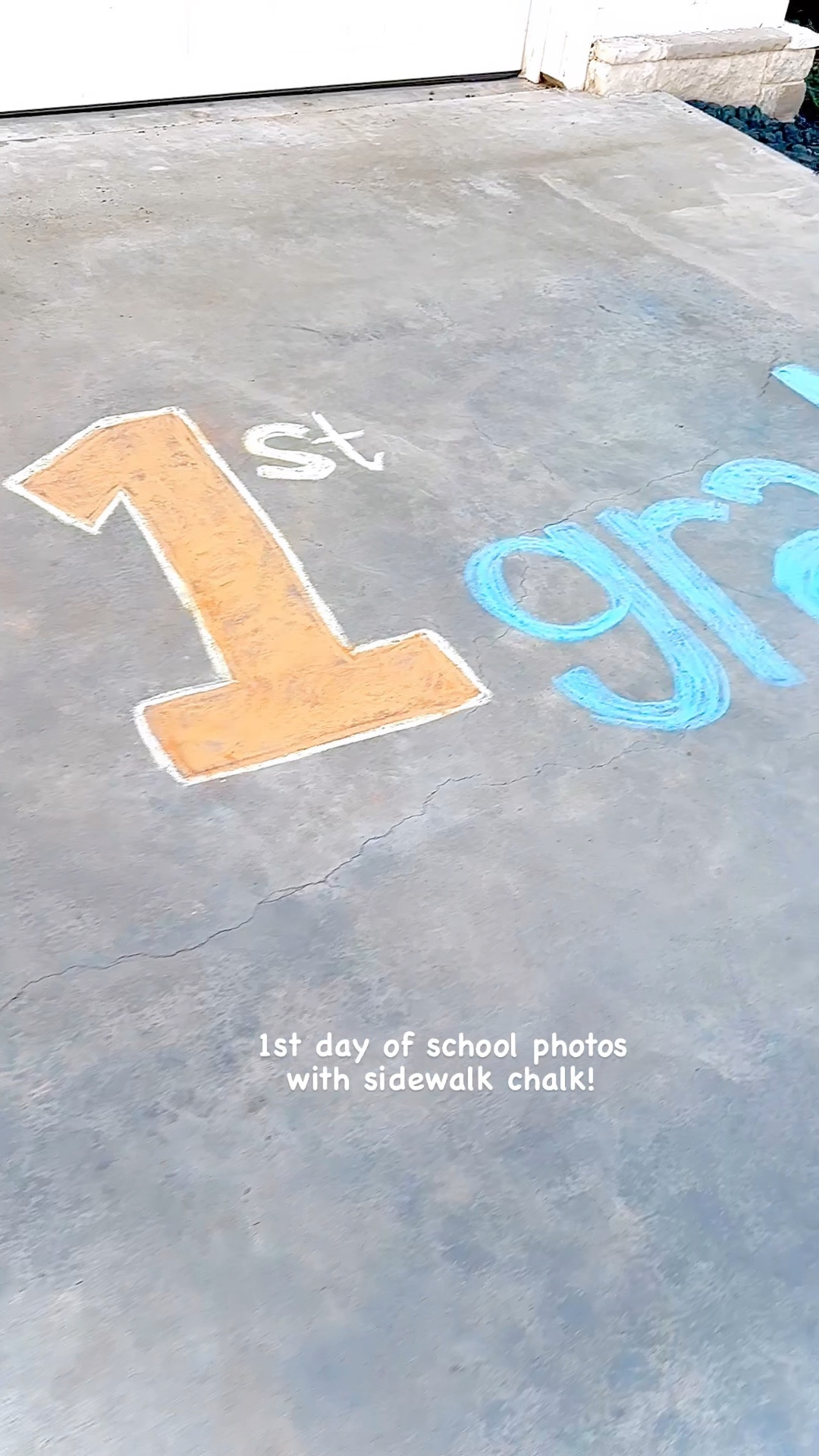 1st day of school photos with Sidewalk Chalk!! 

#LTKBacktoSchool #LTKVideo #LTKKids