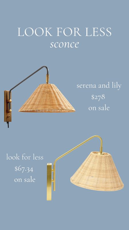 Amazing Look for Less during Amazon’s Big Spring Sale. 

Rattan and brass sconce 

#LTKSeasonal #LTKhome #LTKstyletip
