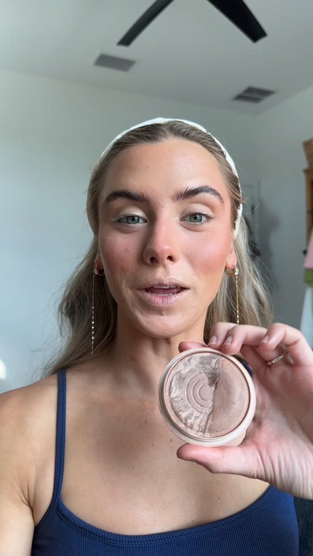 Dibs beauty my code is SLOANE. My favorite product is the dibs beauty baked bronzer in shade Carmel cappuccino but I also love spiced chai. Awaken sun-kissed skin with DIBS Beauty's Duet Baked Bronzer, a talc-free duo with jojoba, macadamia & hibiscus oil for a bronzed, blurred rolling glow @dibsbeauty  @ulta 

#LTKBeauty #LTKselfcare #LTKgrwm