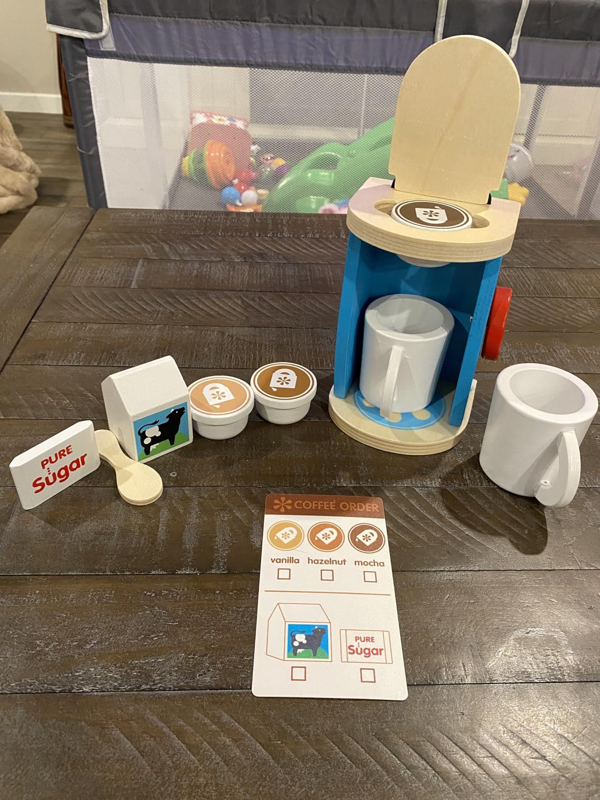 Melissa & Doug 11-Piece Coffee Set, Multi - Pretend Play Kitchen Accessories Kids Coffee Maker Pl... | Amazon (US)