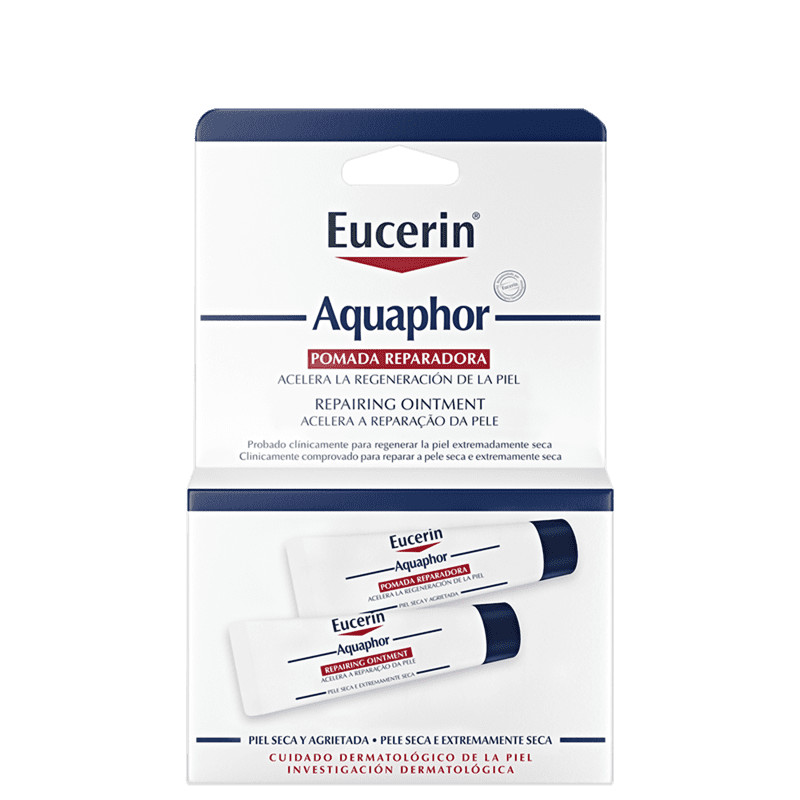 Eucerin Duo-Pack Aquaphor Creme Reparador Intensivo 2X9g | Beleza Na Web (BR)
