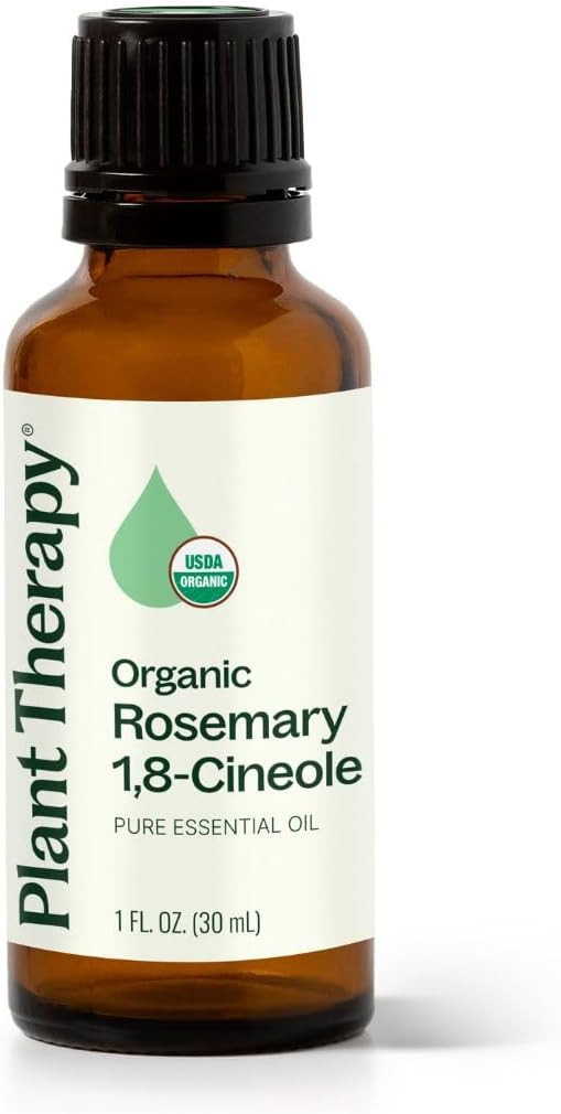 Plant Therapy Organic Rosemary Essential Oil 100% Pure, USDA Certified Organic, Undiluted, Natura... | Amazon (US)