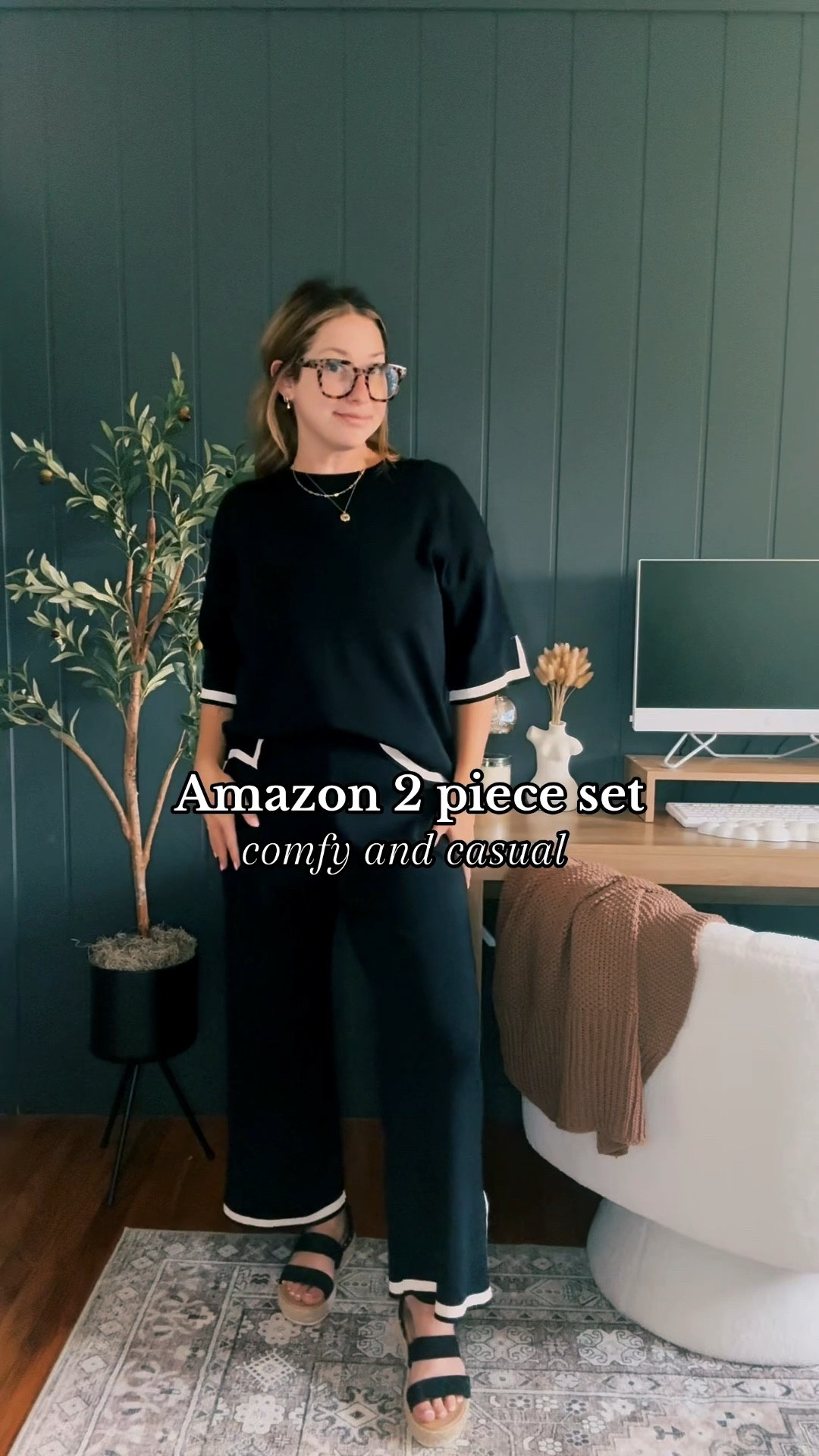 Amazon 2 piece set 
Wearing a size large 


#LTKSaleAlert #LTKFindsUnder50 #LTKMidsize