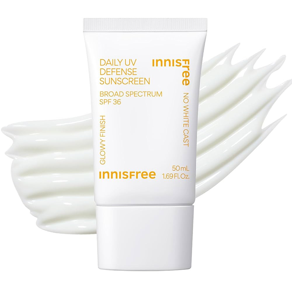 Innisfree Daily UV Defense SPF 36 – Korean Face Sunscreen, Invisible Finish, Broad Spectrum, No... | Amazon (US)