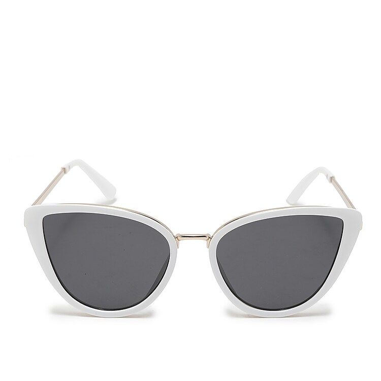 Kelly & Katie Mistral Sunglasses | Women's | White | Size One Size | Sunglasses | DSW