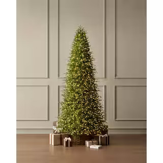Home Decorators Collection 9 ft. Grand Duchess Twinkling Balsam Fir Slim LED Pre-Lit Artificial C... | The Home Depot