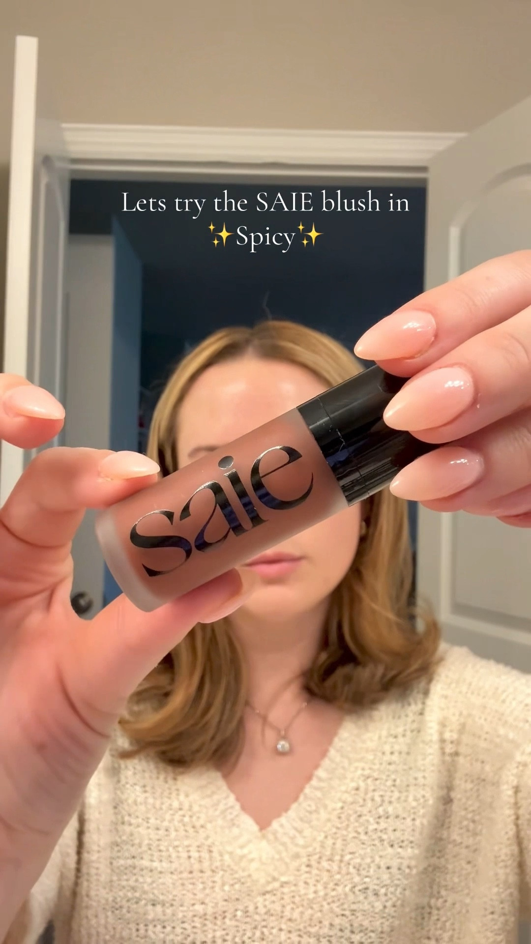 Trying the Saie blush in the color Spicy! I love how bronzy it is. Even though I am currently a pale gal, it still matches my skin because im an autumn color season. Sometimes Ill mix it with other warm and pink blushes I’ve linked below! This blush lasts really long, and its a really nice liquid blush. Very glowy and lasts all day, even in the Florida heat! 

#LTKBeauty #LTKdayinmylife #LTKgrwm