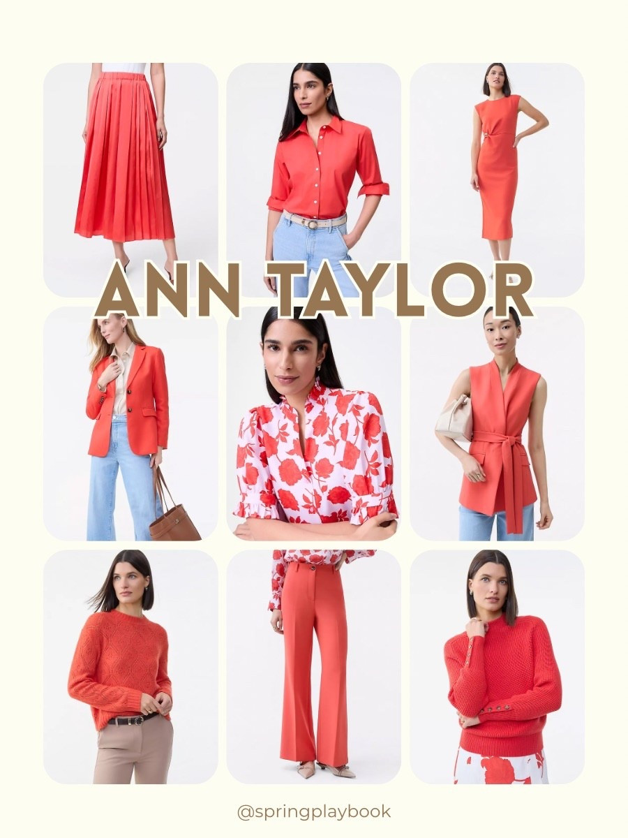 Ann Taylor for Springs. 

Suiting, sweaters, workwear. 
Print looks best for Clear & Bright Springs. 


#LTKOver40 #LTKMidsize #LTKWorkwear