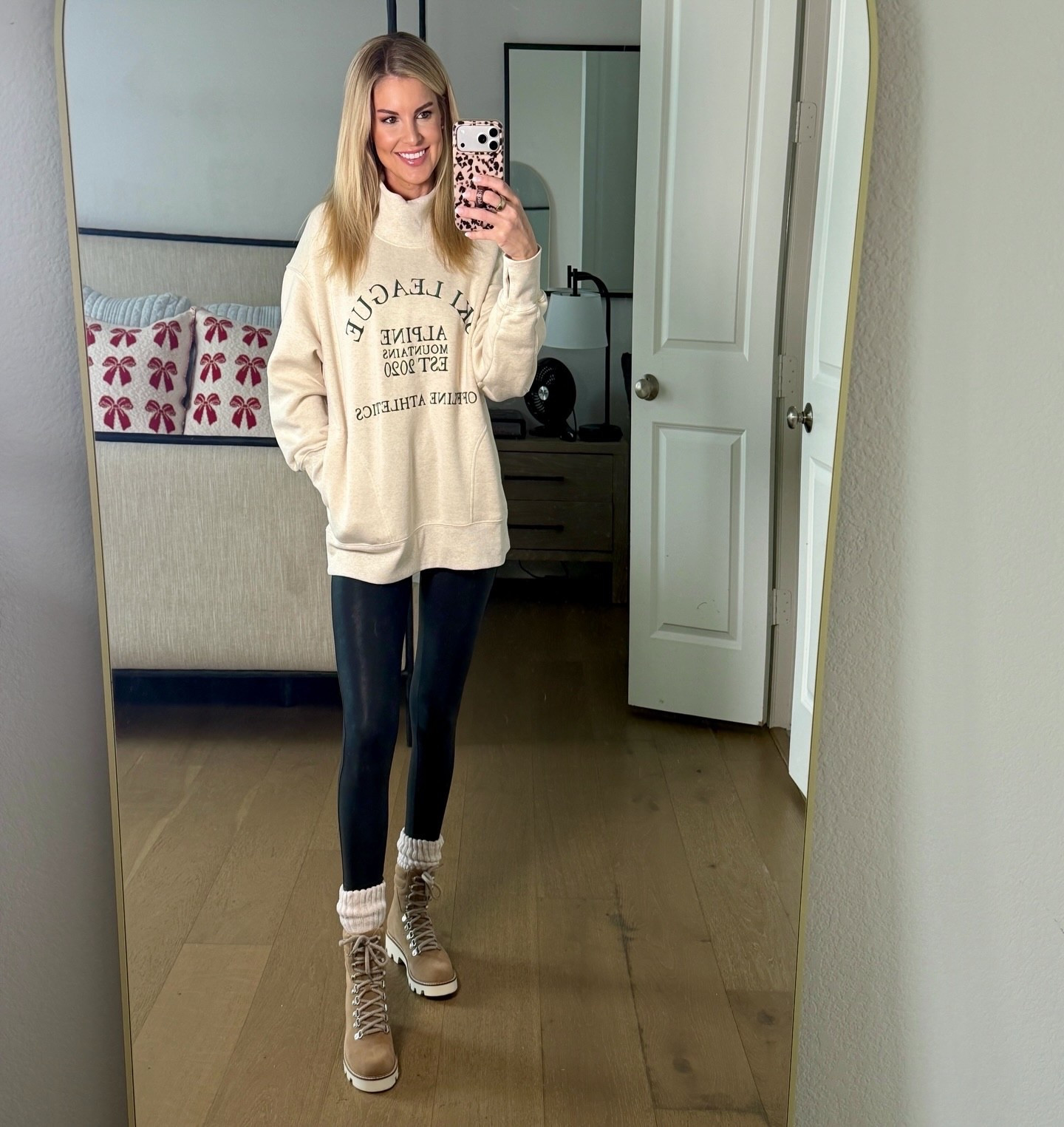 OOTD- Movie date w/ the fam! MY WHOLE OUTFIT IS ON MAJOR SALE! Obsessed w/ mock neck sweatshirts! This one is super soft & oversized! We all love Spanx leggings🙌🏼they sculp your legs & are so comfy! Anyone else love cozy outfits?!

LIKE+TYPE “OOTD2” for the 🔗!

founditonamazon, affordablefashion, budgetstyle, Itkfashion, ootdinspo, haul, cozycore, comtychic, athleisure, knitsweater, amazon fashion, amazon finds, amazon style, casual outfits, comfy outfit, cozy vibes, winter outfits, winter outfit 

#ootd #amazonfashion #casualoutfit #spanx #sweater #mockneck #winterstyles
