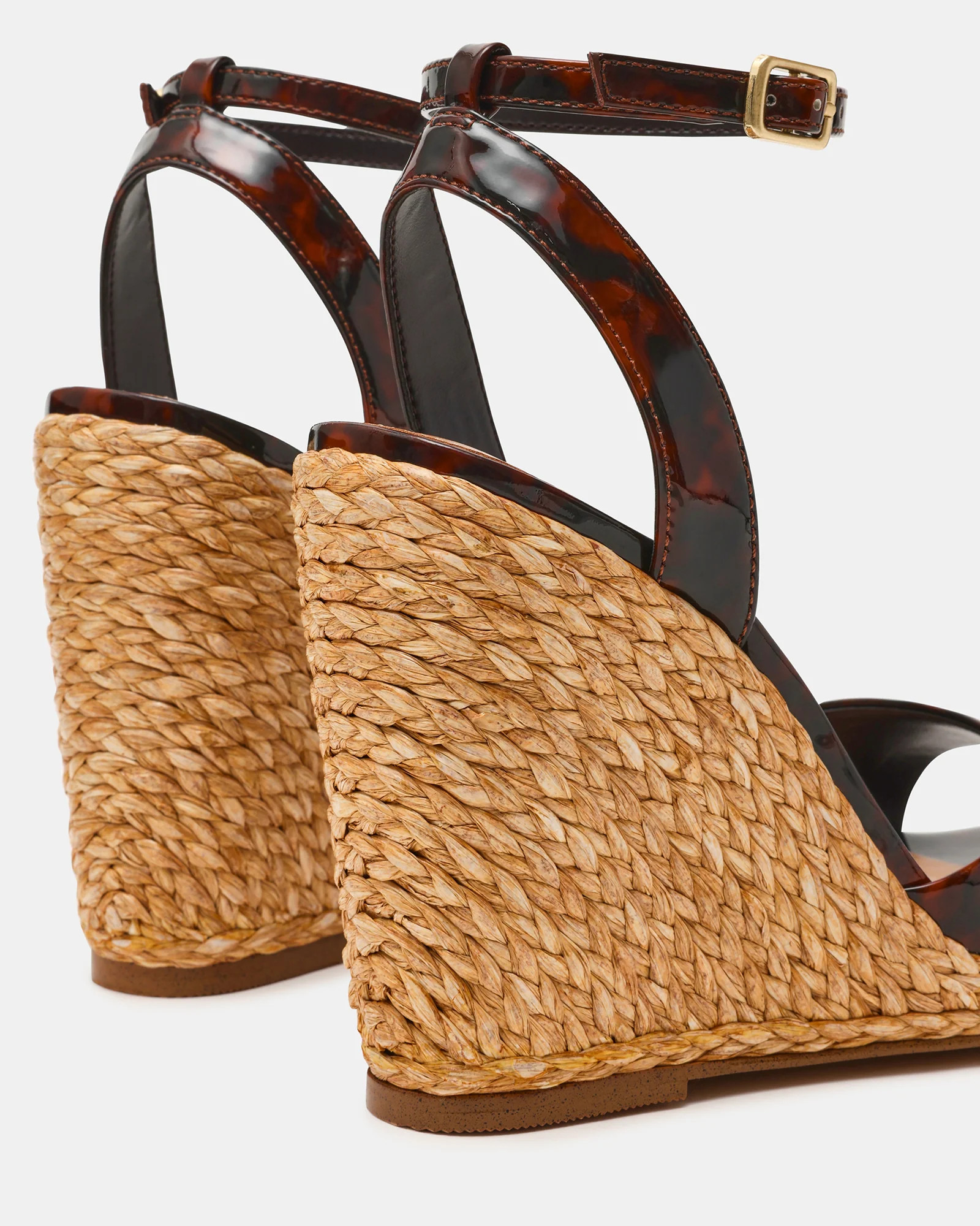 DEVIN Tortoise Espadrille Wedge Women's Sandal | Steve Madden (US)