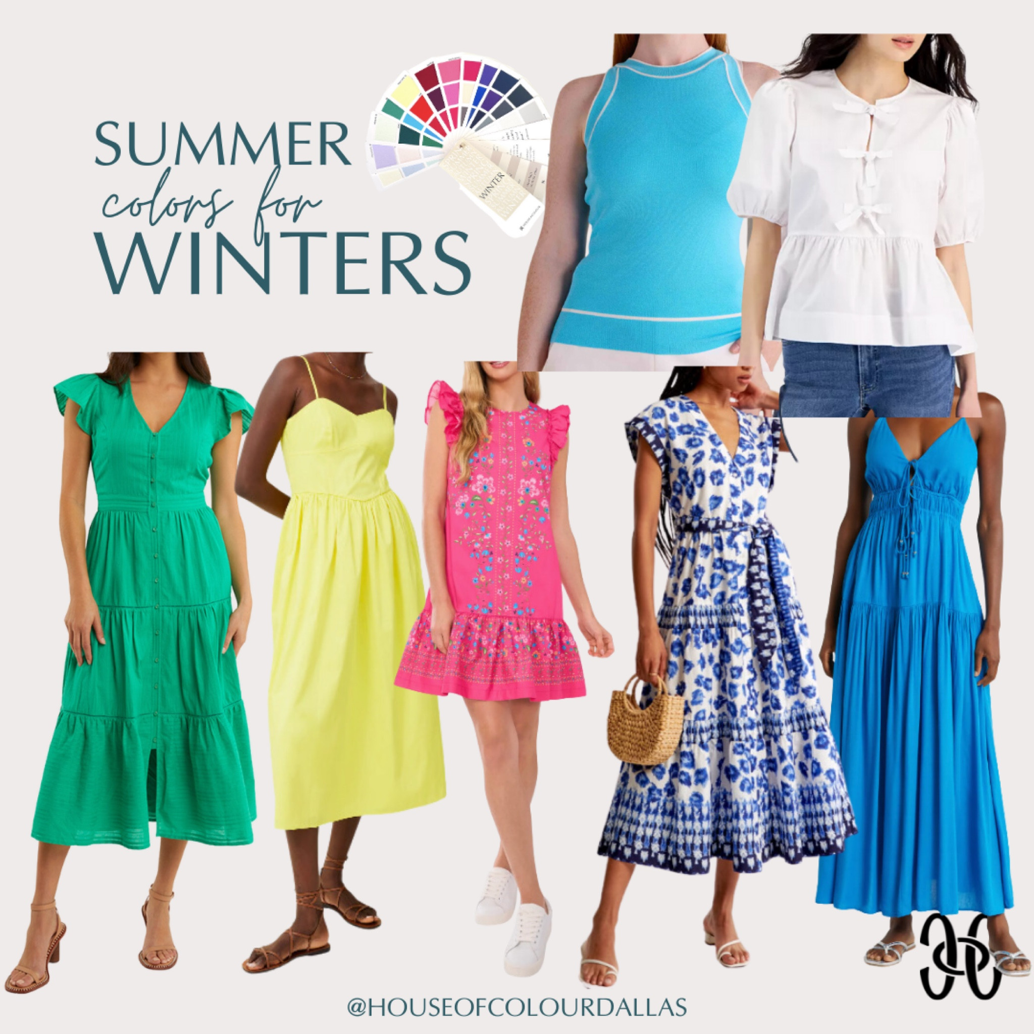 Summer colors for Winters!
#hocwinter

#LTKSeasonal