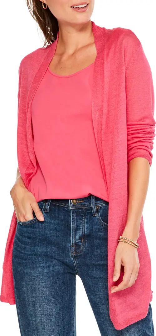 NIC+ZOE Long Linen Blend Cardigan | Nordstrom | Nordstrom