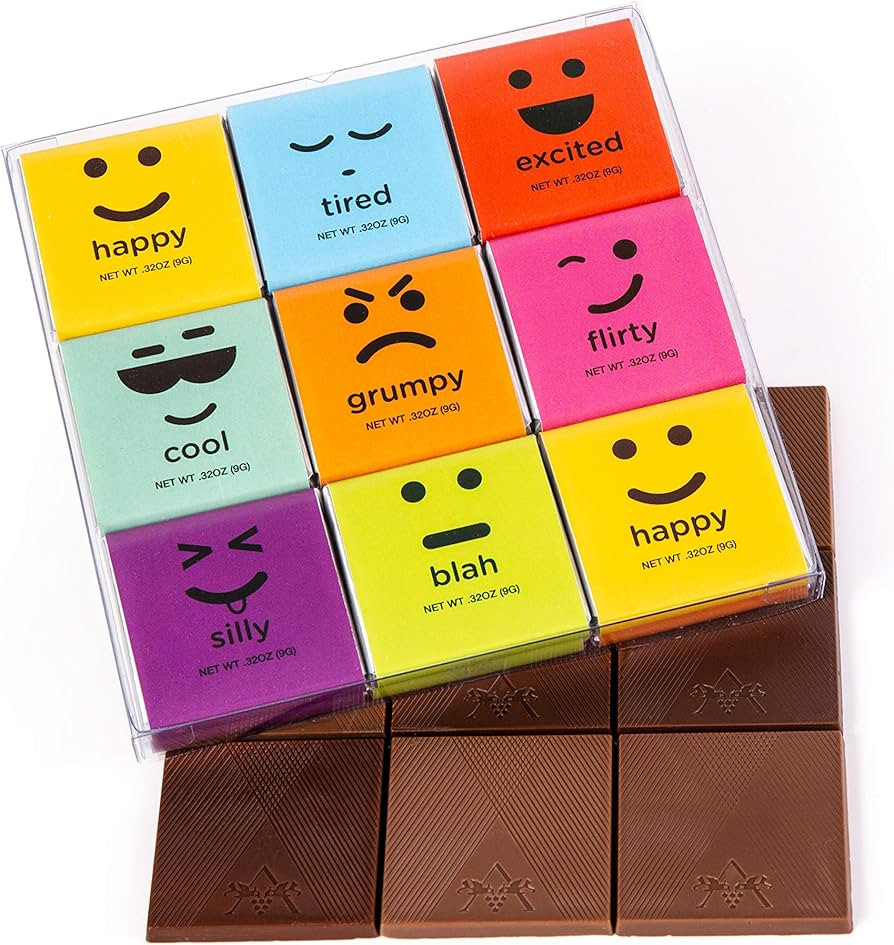 Moodibars by Astor Chocolate, Gourmet Chocolate Tiles Sampler, 18 count Variety Pack, Assorted Fl... | Amazon (US)
