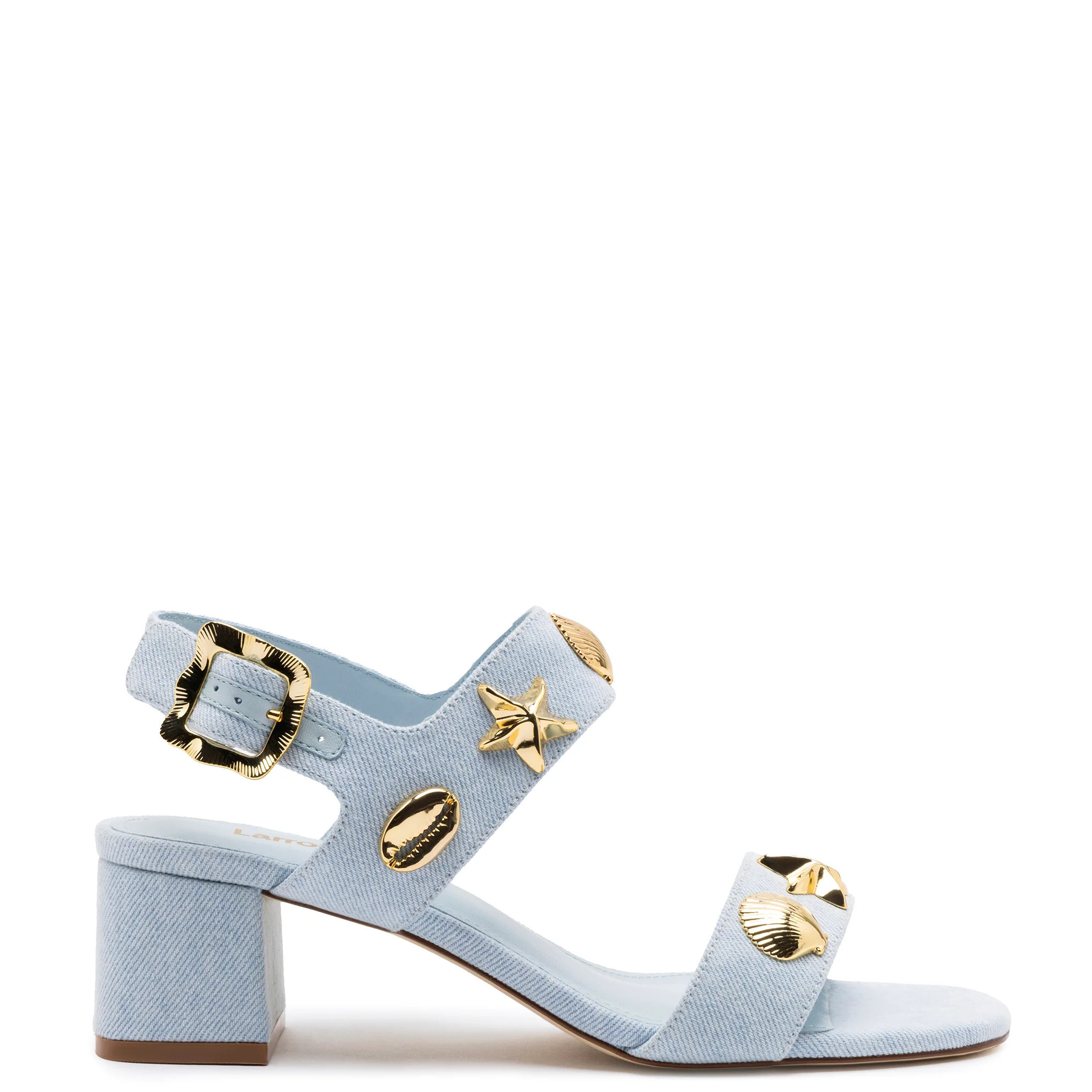 Madison Block In Maya Denim | Larroude