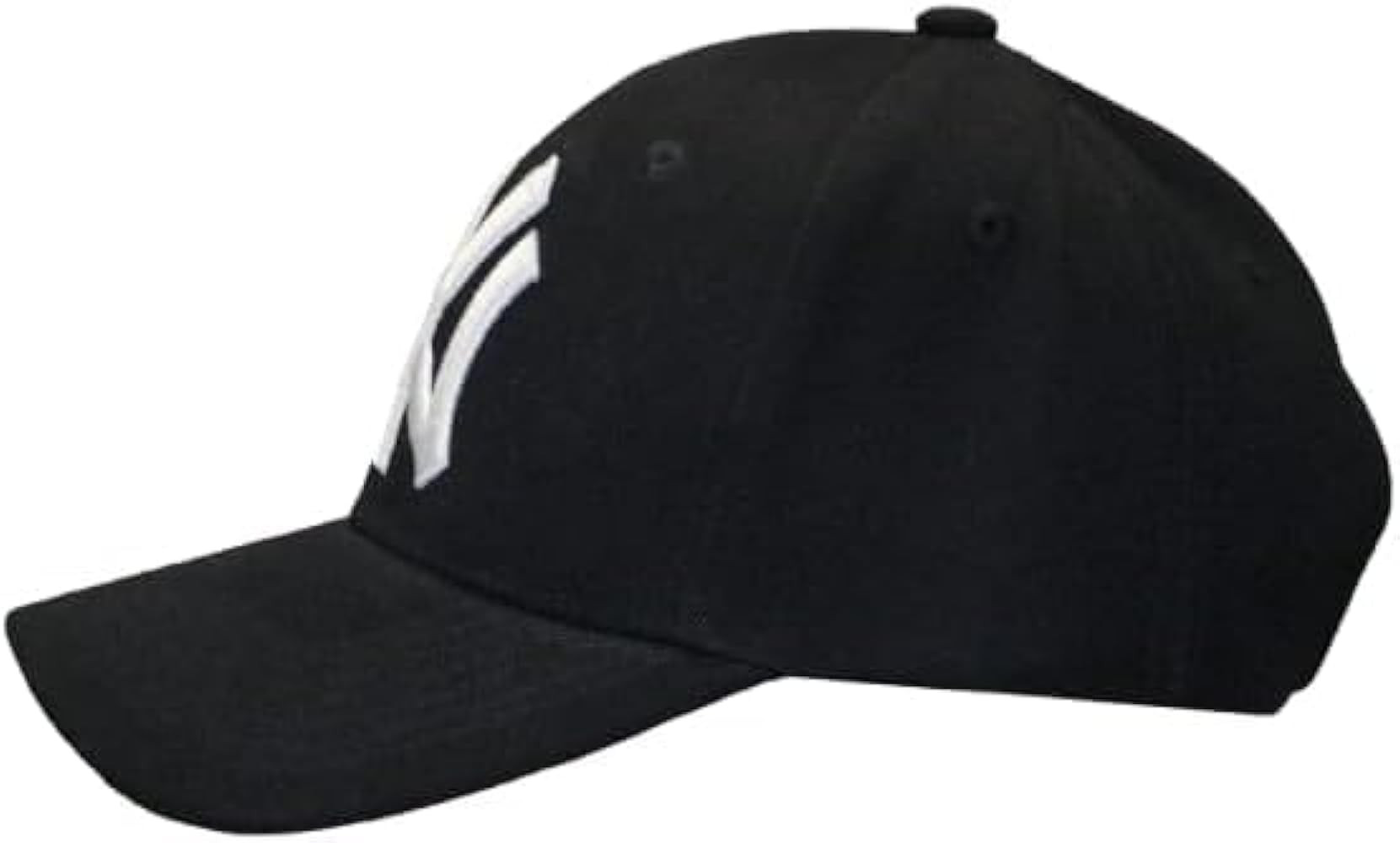 New York Baseball Hat Cap, Black & White, Crafted from Cotton, Adult One Size | Amazon (US)