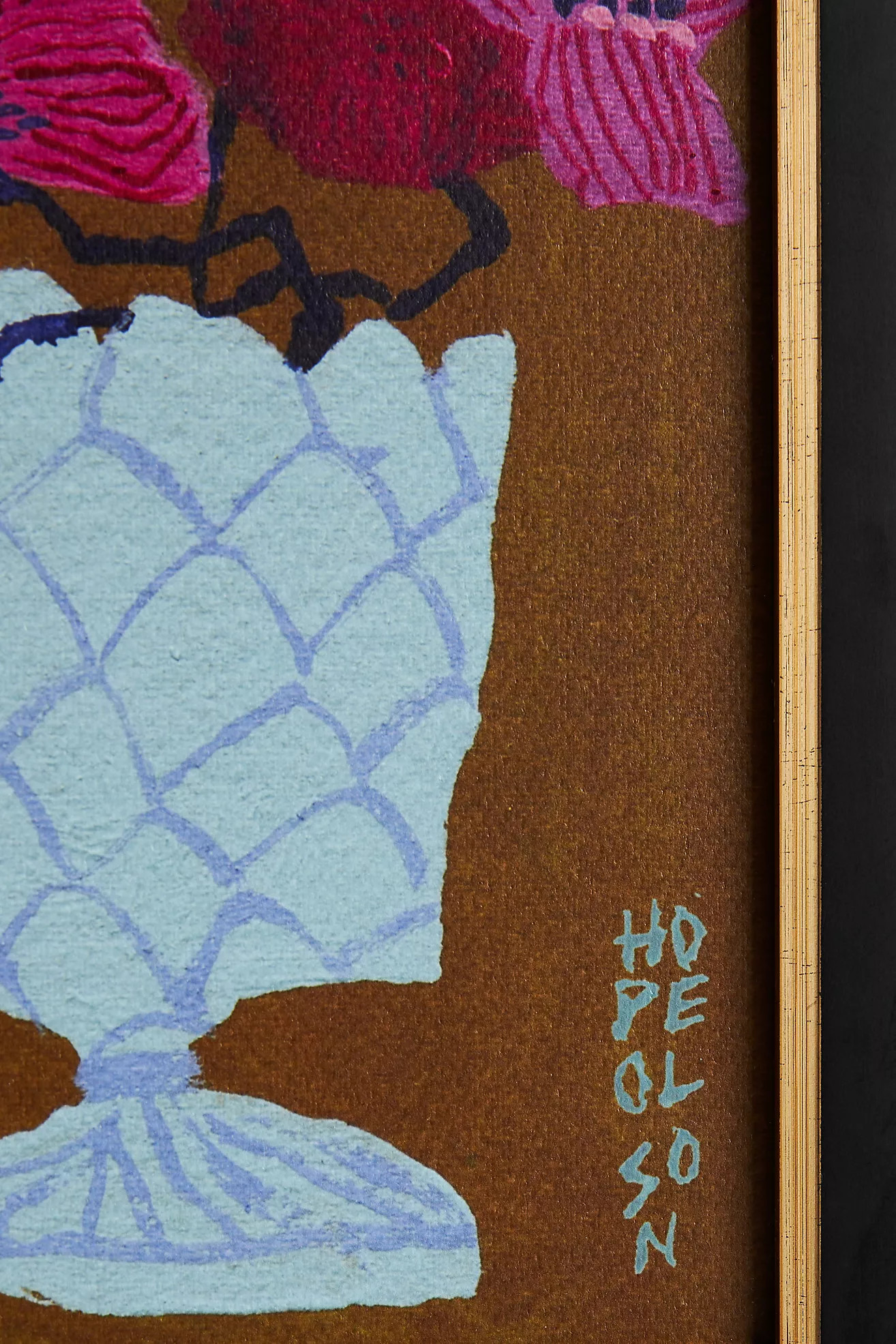 Dogwood in Milk Glass Wall Art | Anthropologie (US)