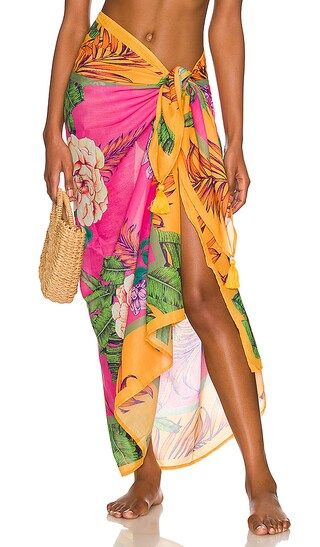 x REVOLVE Marine Sarong in Pink Floral | Revolve Clothing (Global)