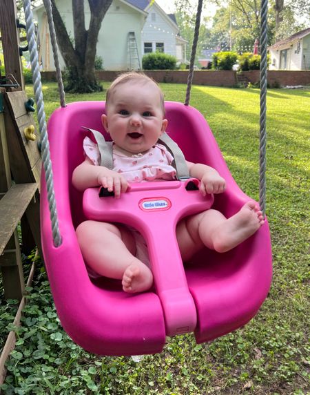 Baby swing outdoor toys 5 months old 