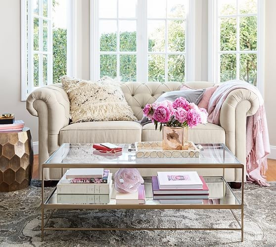 Chesterfield Upholstered Sofa | Pottery Barn (US)