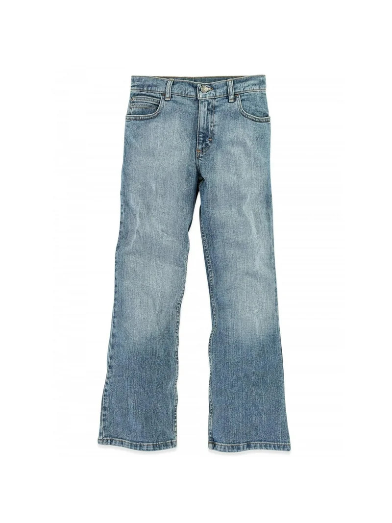 Wrangler Boys Bootcut Denim Jeans, Sizes 4-18 & Husky | Walmart (US)