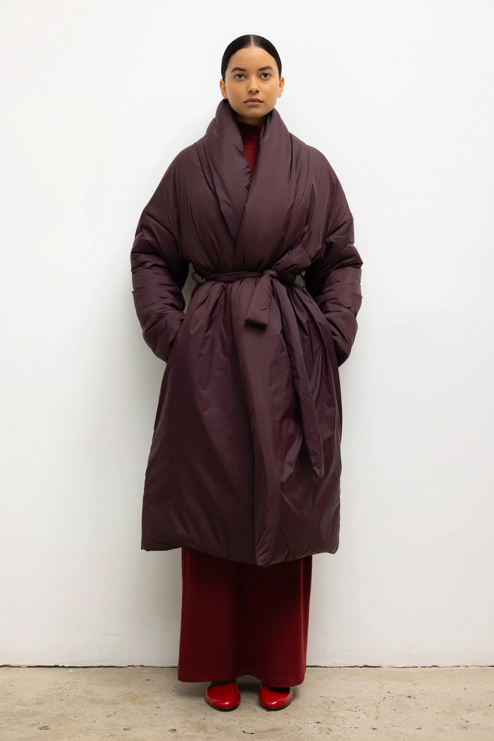 Bo Shawl Puffer Coat | LESET