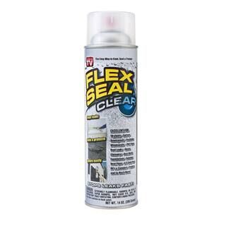 FLEX SEAL FAMILY OF PRODUCTS Flex Seal Clear 14 oz. Aerosol Liquid Rubber Sealant Coating-FSCL20 ... | The Home Depot