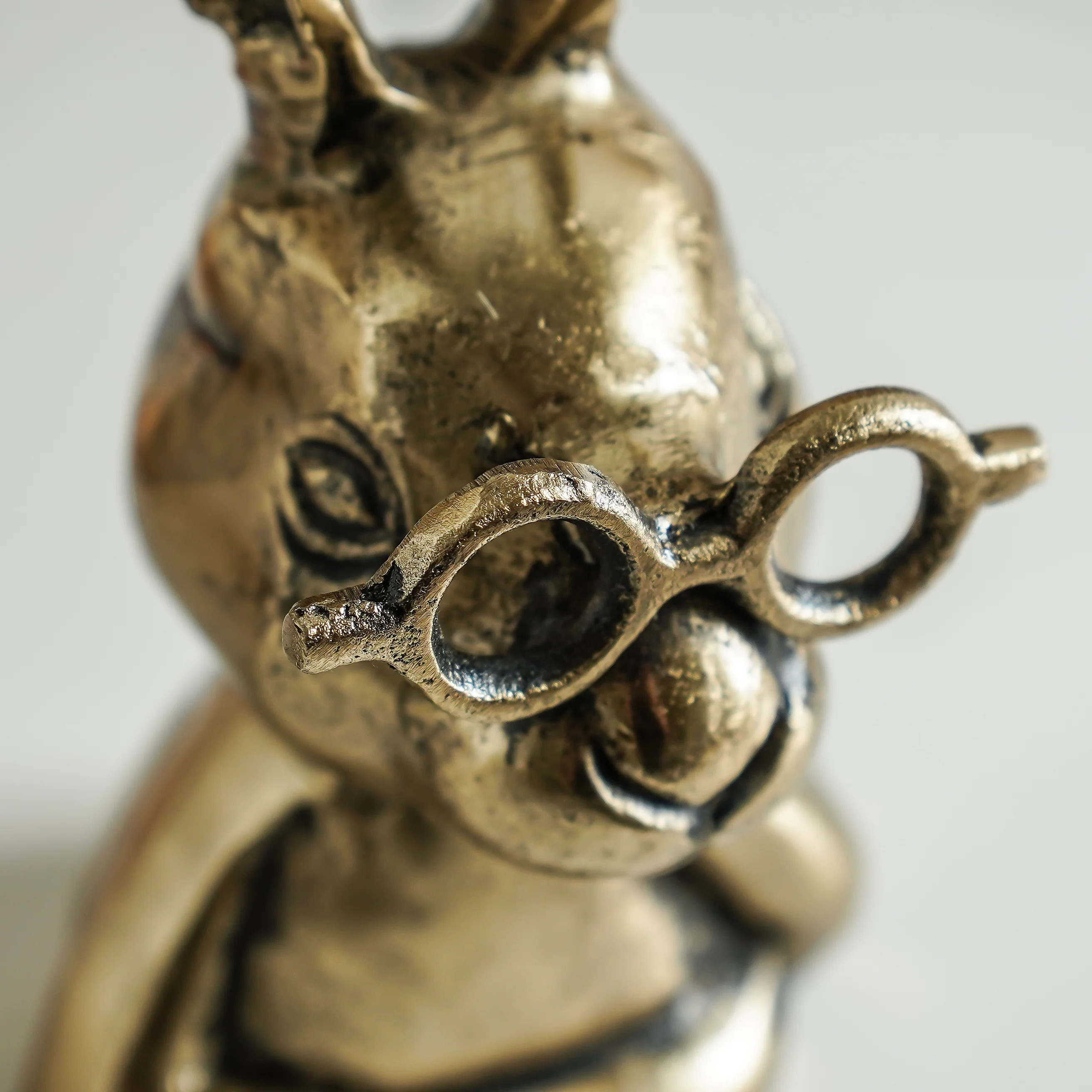 Studious Brass Rabbit | Gold Metal | MJHome