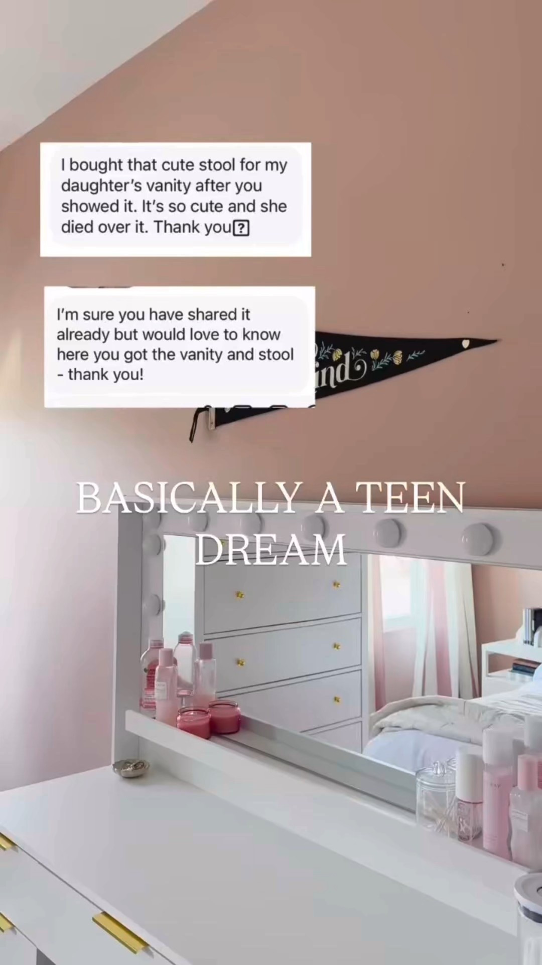 Genevieve’s makeup and skincare vanity! (Liked it so much I bought another!)

#LTKKids #LTKHome