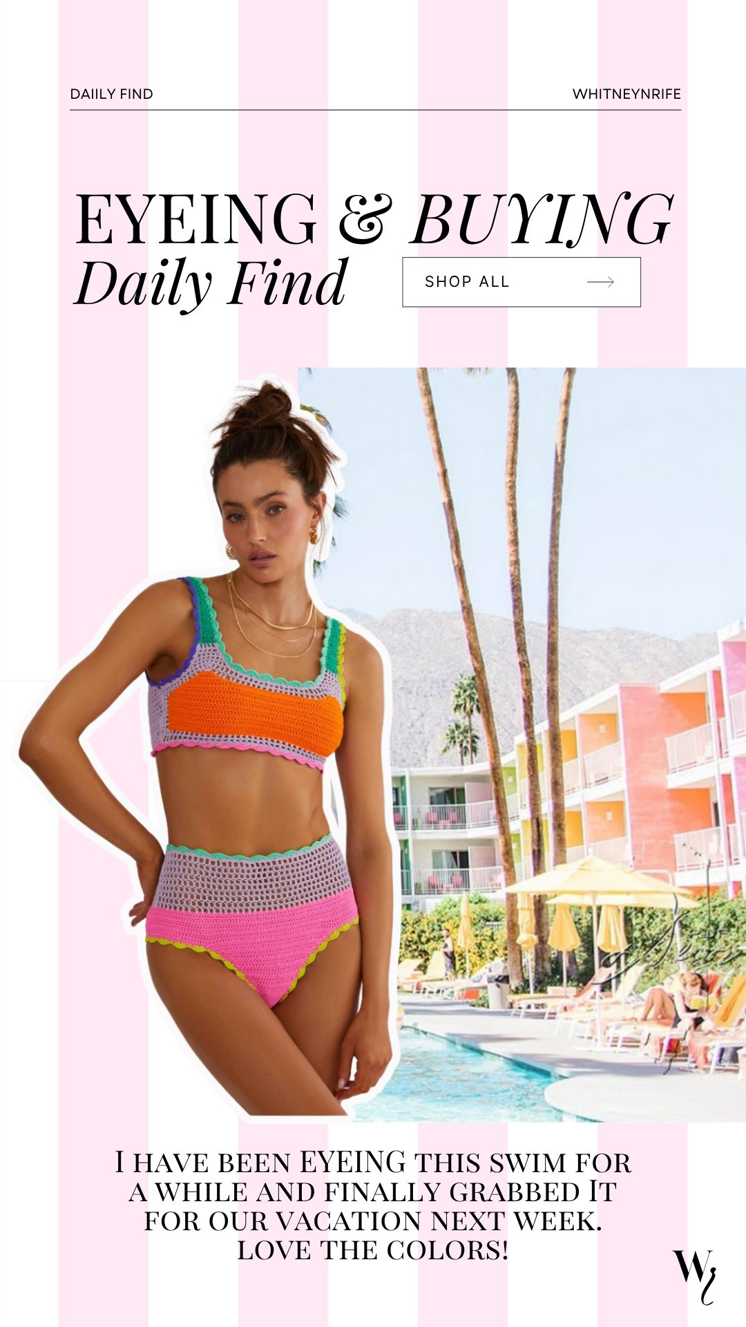 Ordered size medium in both top and bottom - love this crochet bathing suit! 

#LTKSwim #LTKTravel #LTKSummerEdit