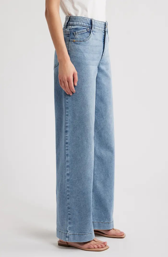 Sam 'Ab'Solution High Waist Wide Leg Jeans | Nordstrom