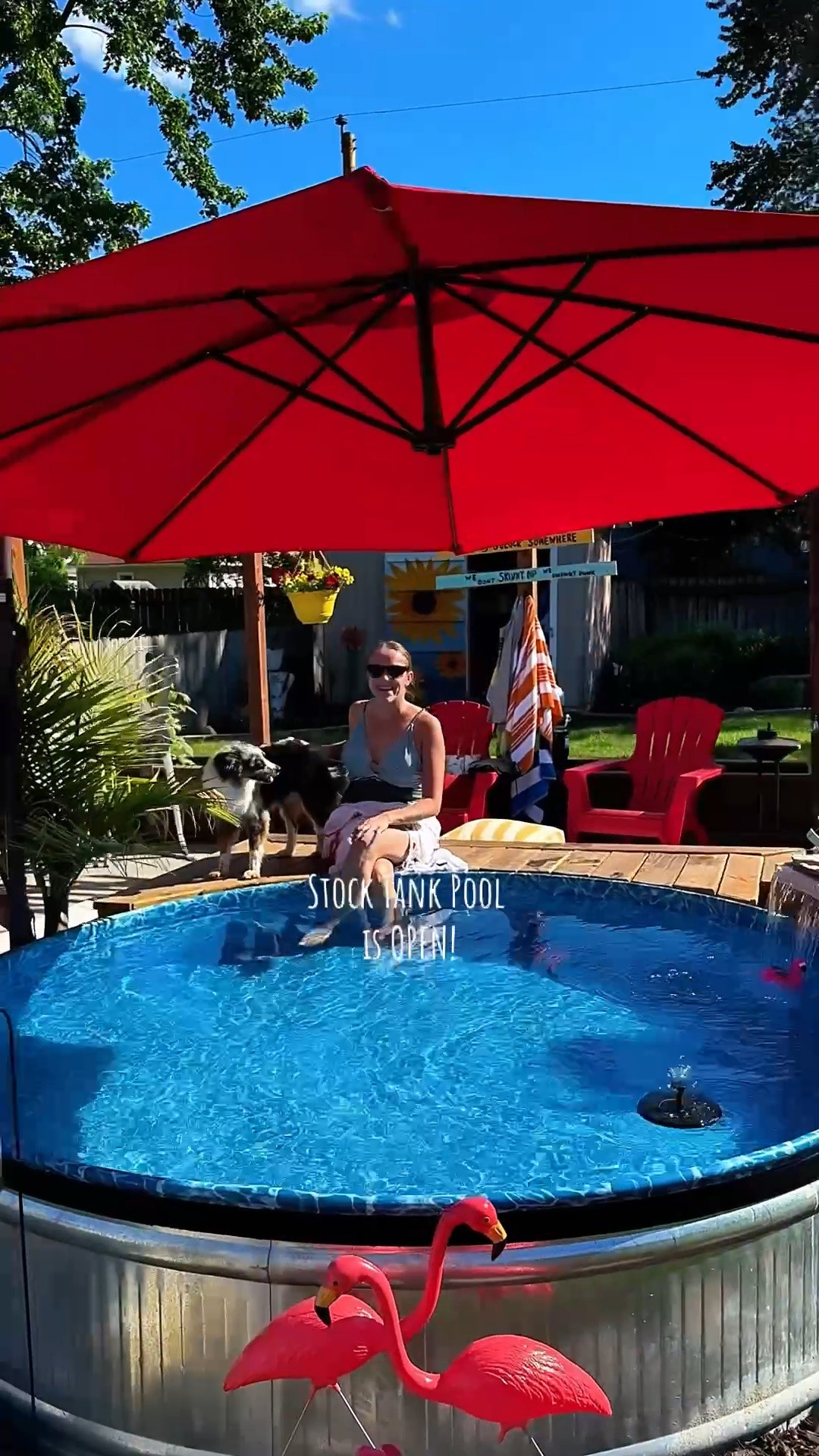 In 2020 we bought a stock tank pool and we’d do it all over again! ☀️
