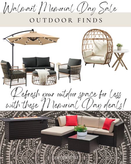 Refresh your outdoor space for Summer with these patio furniture and decor finds! Shop the Walmart Memorial Day sale ⬇️

#LTKSaleAlert #LTKHome #LTKSeasonal