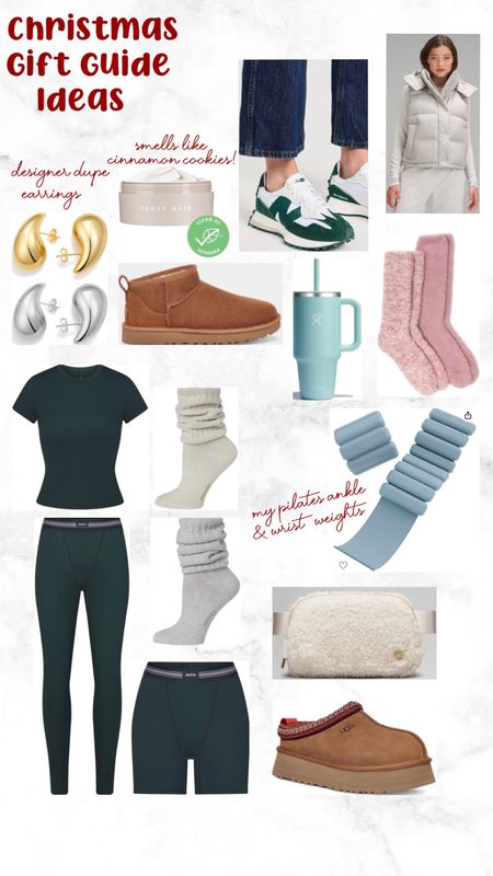 Christmas / Holiday Gift Guide Ideas

• Skims
• UGG Ultra Mini Boots
• UGG Tazz Platform
• Scrunch Socks
• Barefoot Dreams Fuzzy Socks
• Botega Earring Dupe
• Bala Wrist & Ankle Weights
• Lululemon Sherpa Belt Bag
• Hydroflask
• New Balance Sneakers
• Lululemon Wunderpuff Vest
• Fenty Beauty Body Butter



#LTKHoliday #LTKSeasonal #LTKGiftGuide