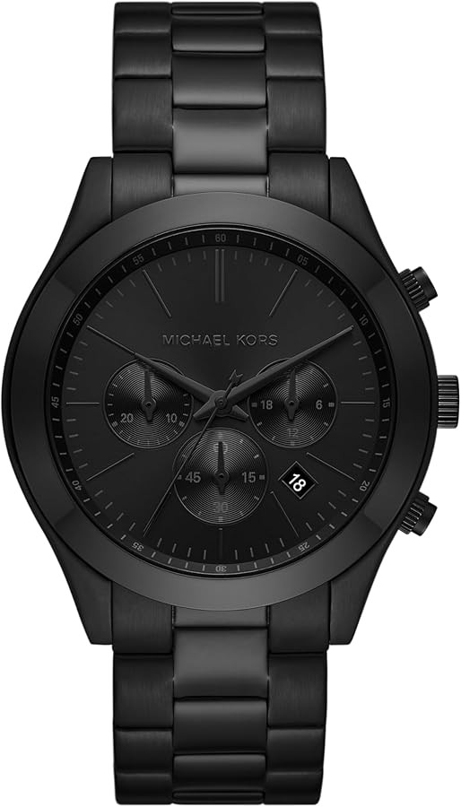 Michael Kors Oversized Slim Runway Men's Watch, Stainless Steel Watch for Men | Amazon (US)