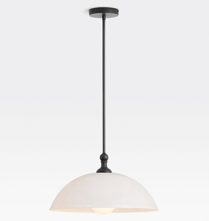 Theo Pendant, Glass Shade | Rejuvenation