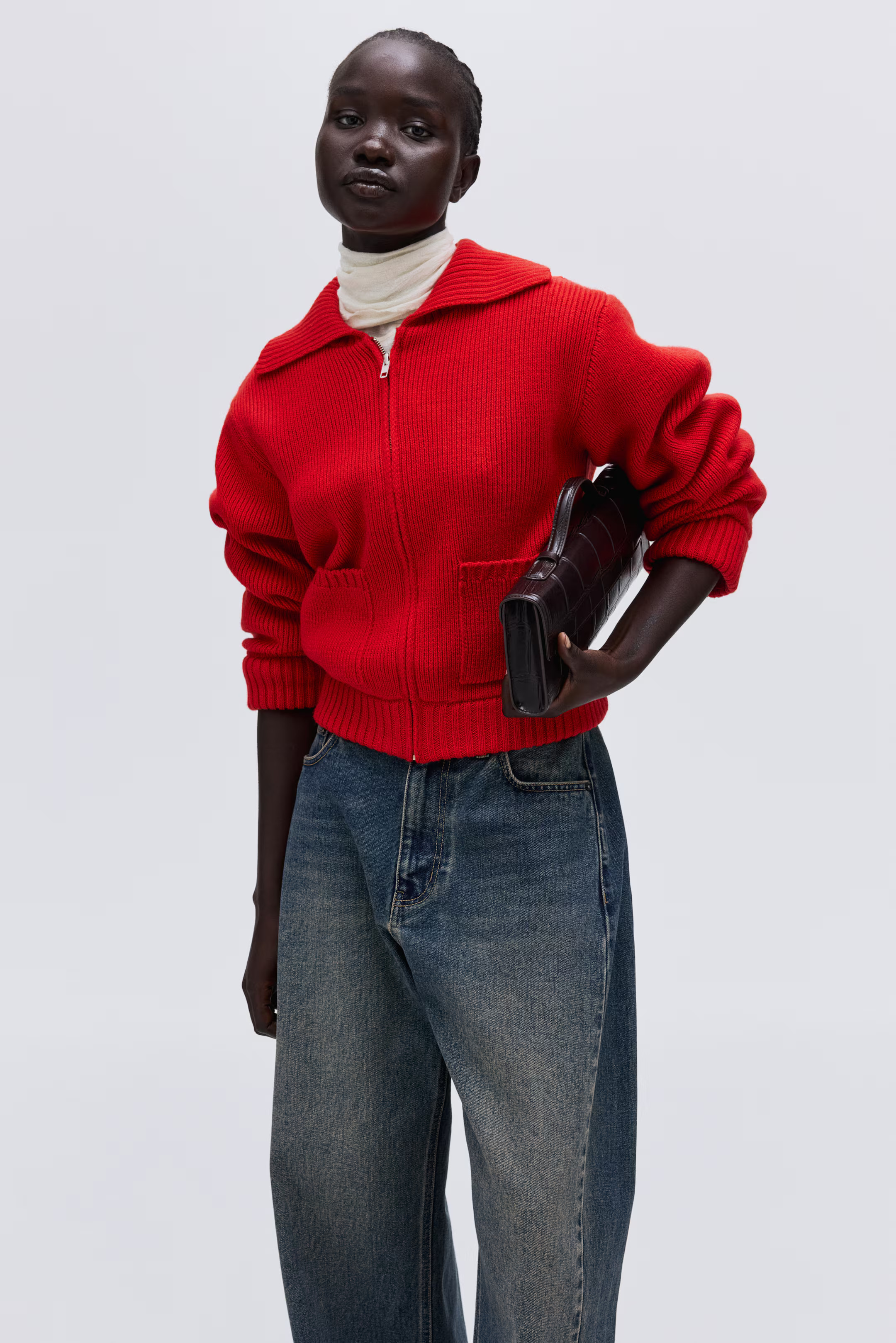 Zip-through cardigan | H&M (UK, MY, IN, SG, PH, TW, HK)