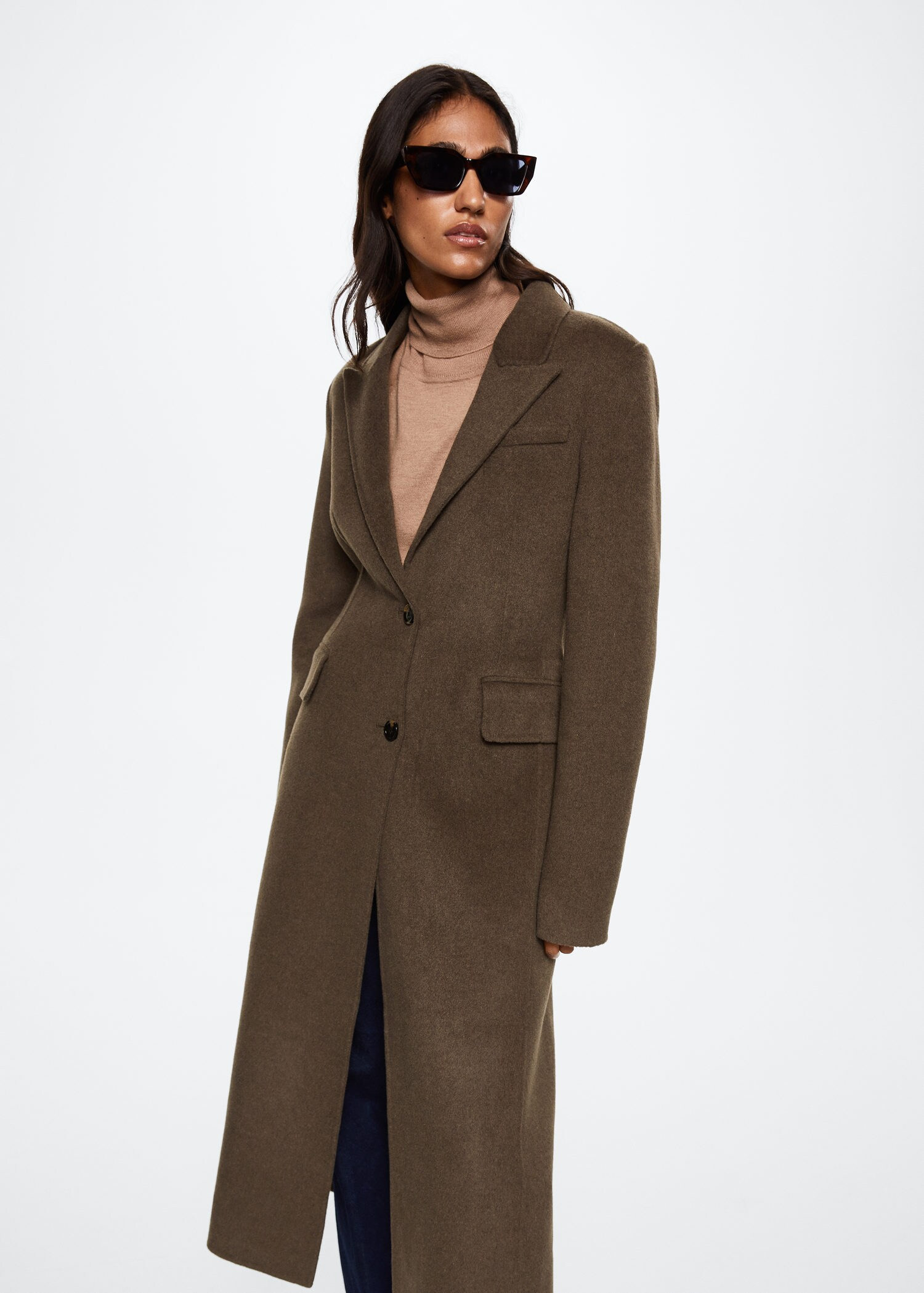 Tailored wool coat | MANGO (US)