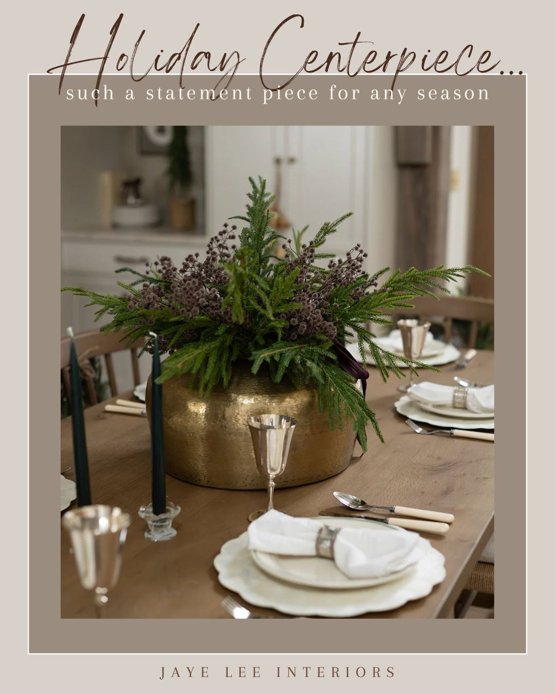 I'm kind of thinking this textured gold pot needs to live in the center of my dining table this holiday season...
I love the thought of it filled with Fall foliage on the Thanksgiving table, and then wintry pine stems and holiday berries through Christmas. 
The actual vase is the one linked first, but I've included some other smaller more affordable options as well. 
#HolidayCenterpiece #KitchenIslandCenterpiece #ChristmasTablescape #WinterFloralArrangement #RealTouchPineBranches #jleeinteriors 

 #LTKHoliday #LTKSeasonal #LTKHome