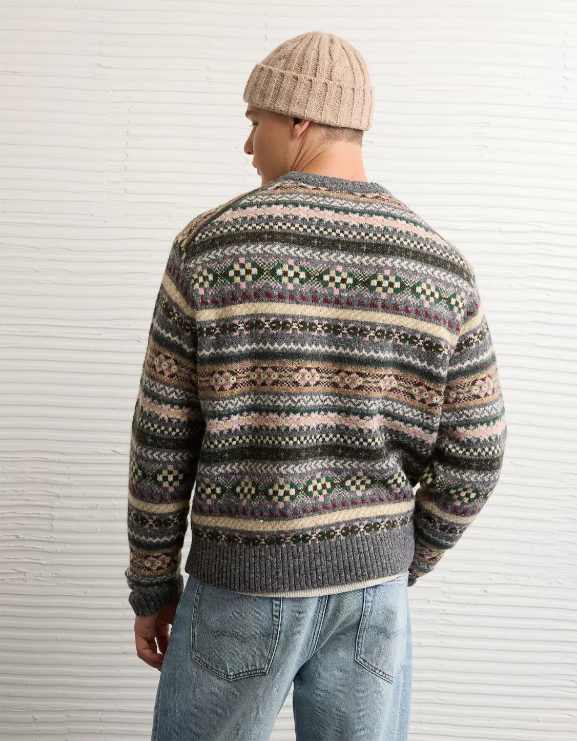 AE Cozy Cabin Fairisle Sweater | American Eagle Outfitters (US & CA)