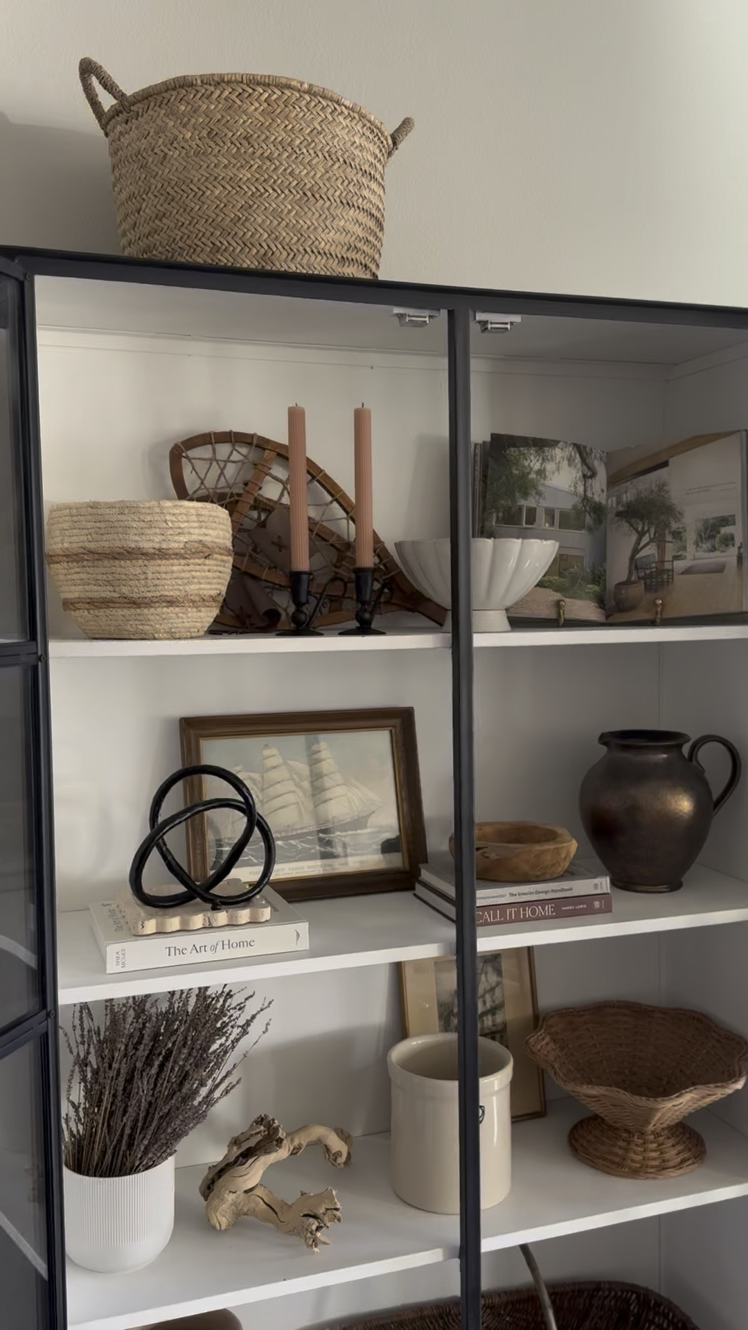 My favorite black cabinet got moved to the basement! She’s been a favorite for years and isn’t going anywhere soon! 