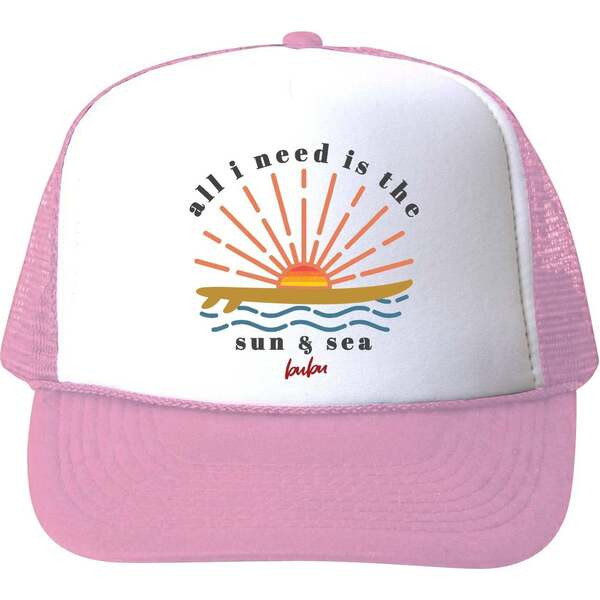 Sun & Sea Hat, Light Pink | Maisonette