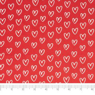SINGER® Red Hearts Cotton Fabric | 44" | Michaels® | Michaels Stores