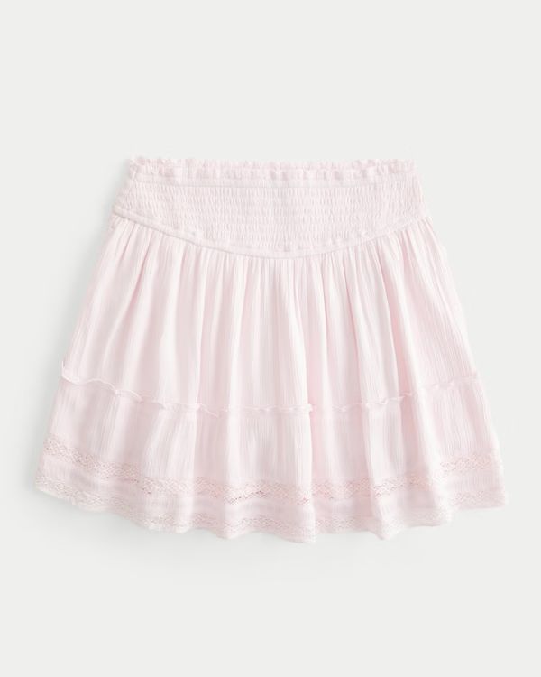 Women's Lace Mini Skort | Women's Bottoms | HollisterCo.com | Hollister (US)