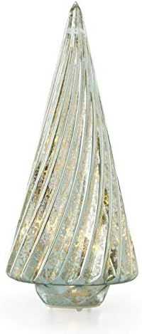 Lenox 887863 Wintery Woods Lit Mercury Glass Swirl Tree | Amazon (US)
