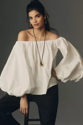 Mare Mare x Anthropologie Off-The-Shoulder Puff-Sleeve Top | Anthropologie (US)