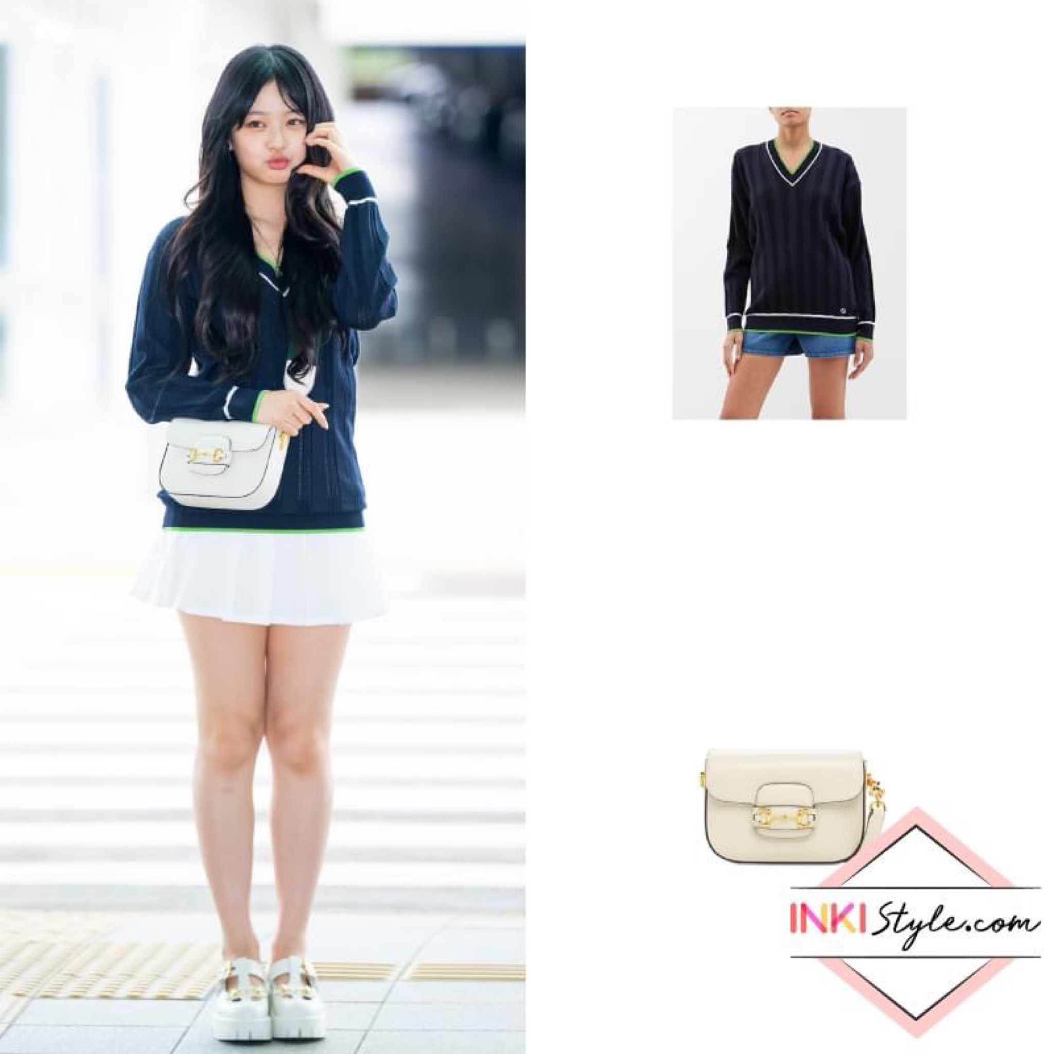 #NewJeans' #Hanni merged fashion with sports in a charming airport outfit. 
.
.
.
#newjeansfashion #newjeansstyle #hannifashion #hannistyle #뉴진스 #뉴진스패션 #하니 #하니패션 #gucci #inkistyle #inkistyle_newjeans #inkistyle_hanni #inkistyle_gucci