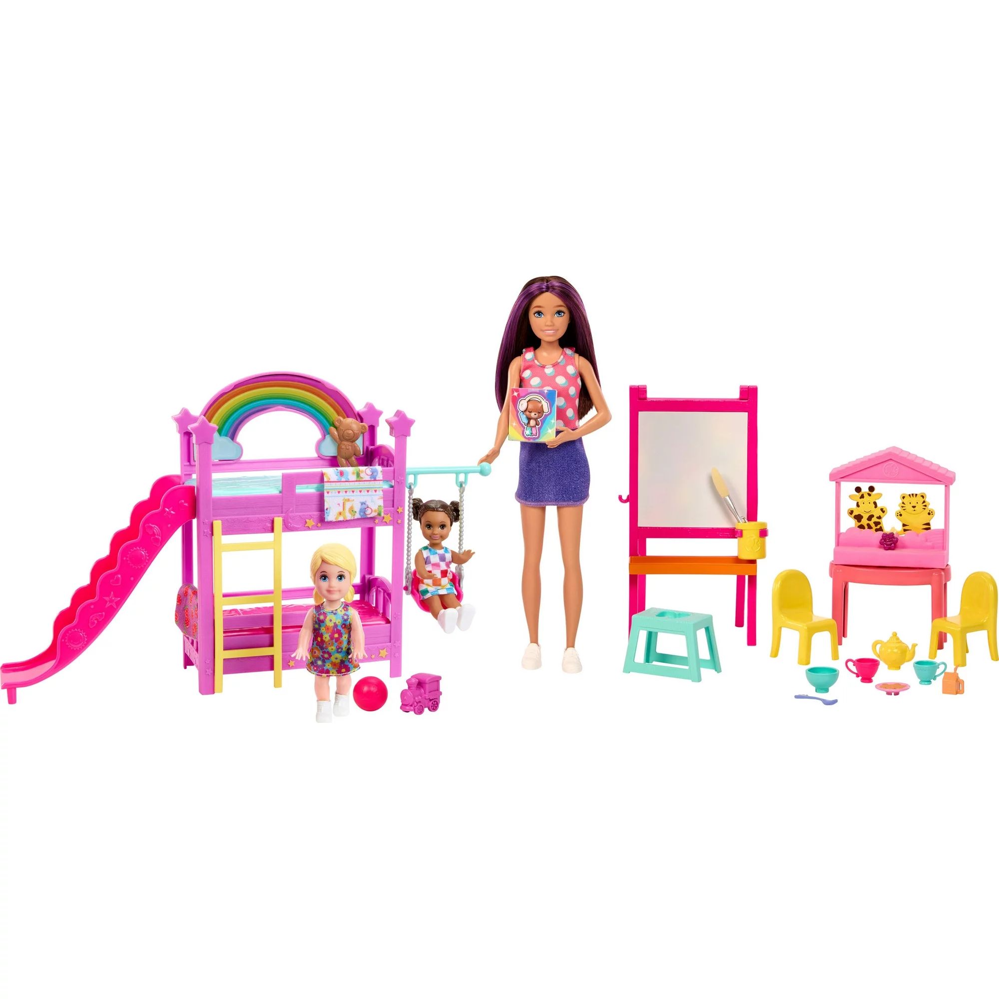 Barbie Skipper Babysitters Inc. Ultimate Daycare Playset with 3 Dolls, Furniture & 15+ Accessorie... | Walmart (US)