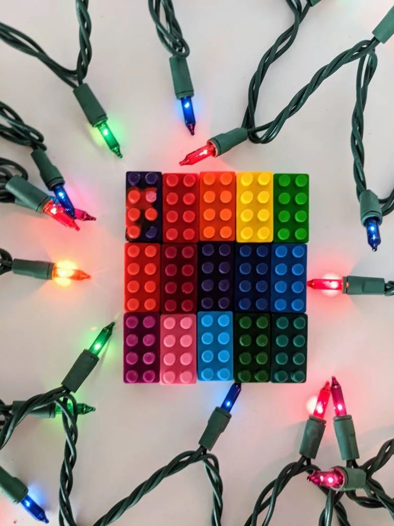 Christmas Brick Crayon Set | Etsy (US)