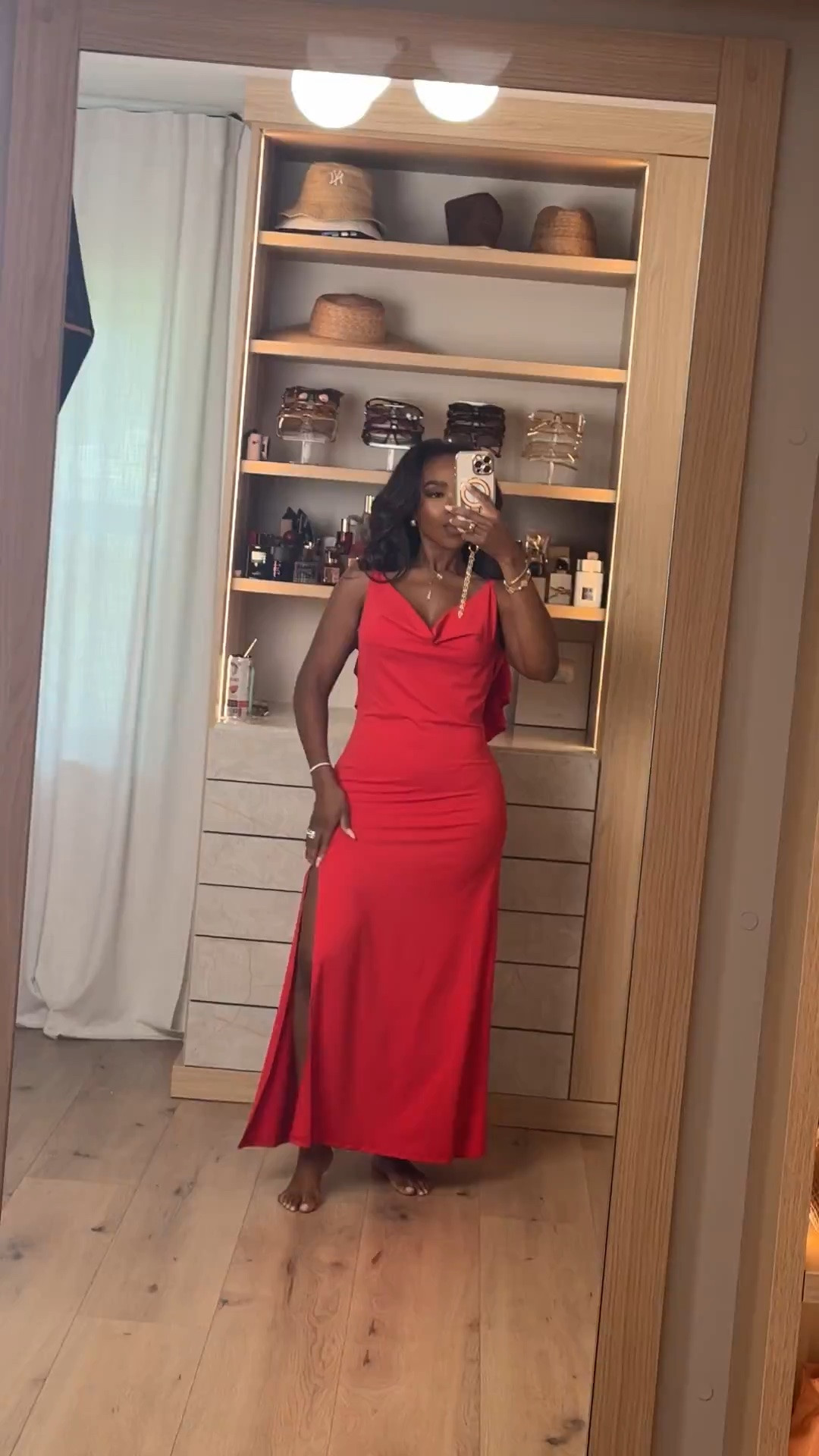 Hi Babes! ❤️✨

This dress is giving timeless elegance with the prettiest pop of color. The draped neckline, open-back detail, and silky fabric make it one of those pieces that instantly makes you feel confident the second you put it on.

Fit Details:
• Exact satin maxi dress
• True to size
• Draped neckline with an open back
• Lightweight fabric that moves beautifully
• Perfect statement piece for any special occasion

Where to wear:
• Wedding guest
• Vacation dinner
• Date night
• Summer events
• Birthday celebrations
• Holiday parties

Everything is linked below!

xx, Kira | IG: KirasFashionFinds

Measurements:
Kira: 5'4" | Size Small | 140 lbs

#LTKootd #LTKWedding #LTKPetite