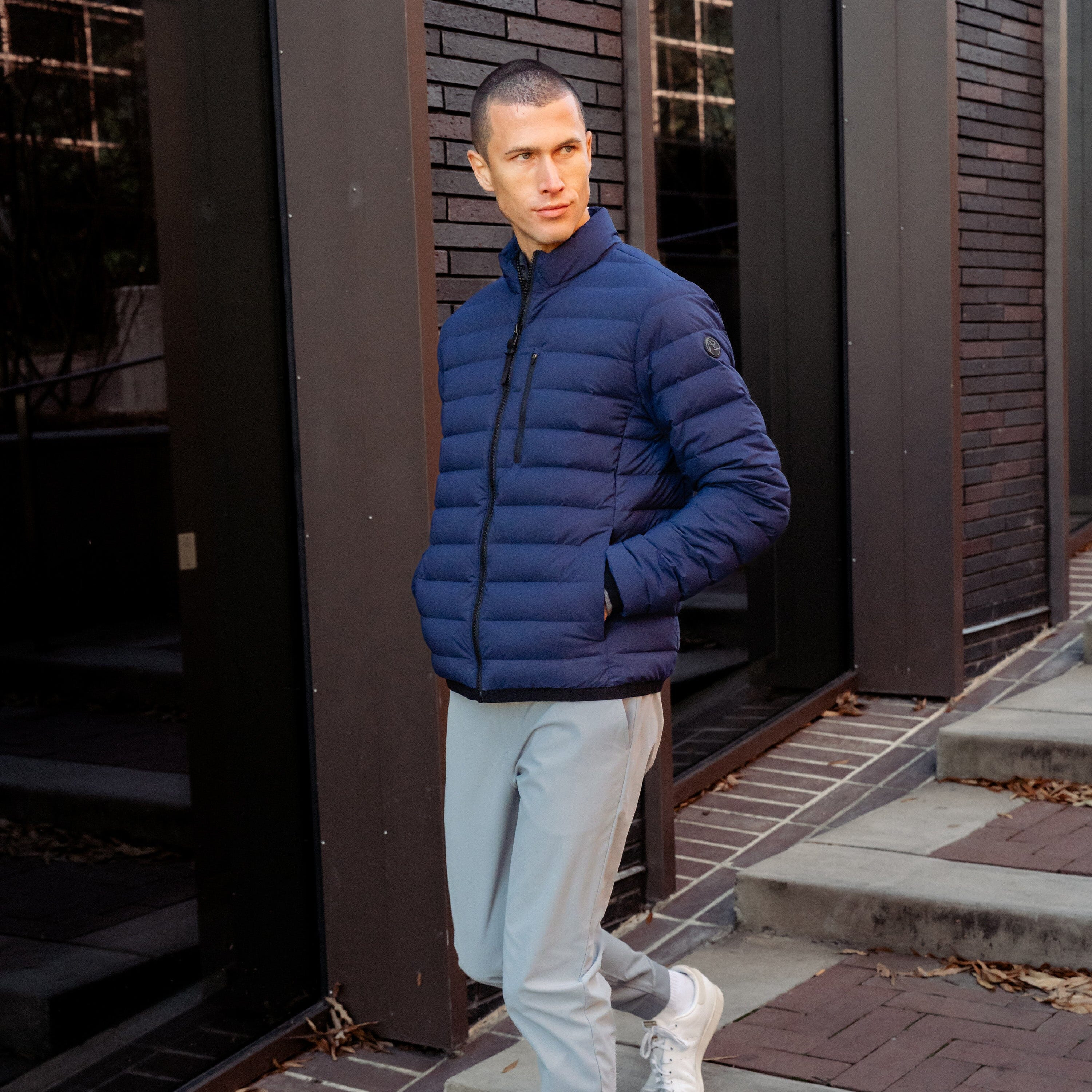 Glide Down Jacket - Fleet Navy | Rhoback | RHOBACK